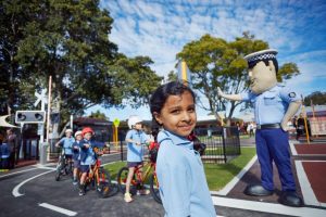 kids on bikes with constable care