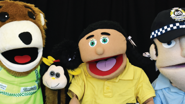 first aid heroes puppets