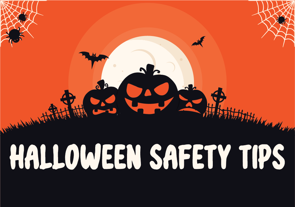 halloween safety tips poster
